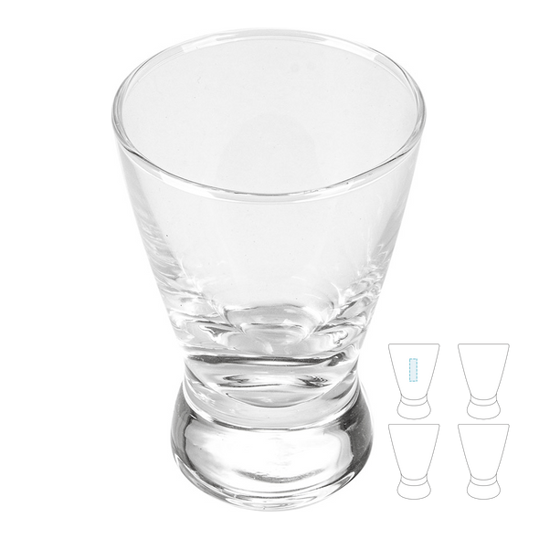 Mini Glas "Cordial" Transparentes Kristall